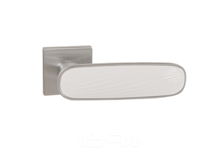 Ручка раздельная K.EST.Q52.SHADE SSC/WH-16 сатинированный хром/белый