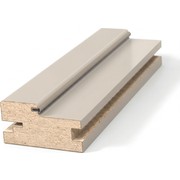 Коробка компланарная "ПВХ" 38*80*2150мм (с уплотнит.) без зарезки, Магнолия