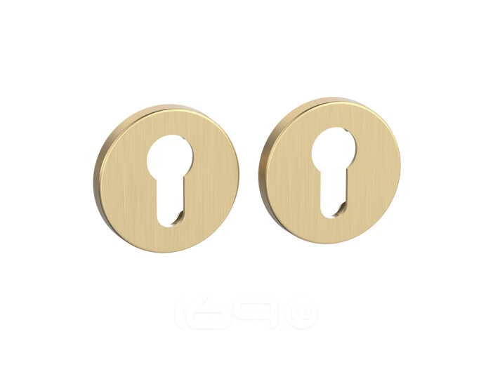 Накладка под цилиндр ET.R.EST.R52 SSG-39 сатинированное золото