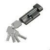 Цилиндр ключ/фиксатор Bravo FZZ-6.3S 56(28/28) SGraphite (алюм., 3 ключа)