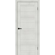 Дверь межкомнатная Браво-21 Экошпон Bianco melinga, без декора, глухая, без стекла, царговая