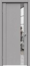 Дверь межкомнатная Бизнес класс-655 ПВХ Стипл светло-серый, глухая, без стекла, без кромки, царговая
