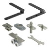 Ролики для складных дверей FRT-101 (50 кг)