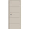 Дверь межкомнатная Граффити-1 Эмаль, Creamy, глухая, без стекла, каркасно-щитовая