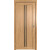 Дверь межкомнатная Future-603 ПВХ Дуб Винчестер светлый, без декора, остекленная, лакобель чёрный, царговая