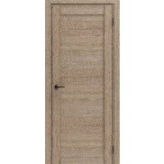 Дверь межкомнатная Порта-60 Экошпон, Light Sonoma, остекленная, царговая