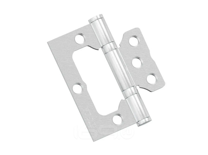 Петля без врезки стальная для складных дверей Bravo HFS-1-2B 75*64*2,5 Schrome