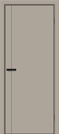 Дверь межкомнатная Браво-0.10.А ПЭТ Clay Silk, clay silk, глухая, без стекла, каркасно-щитовая