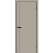Дверь межкомнатная Браво-0.10.А ПЭТ Clay Silk, clay silk, глухая, без стекла, каркасно-щитовая