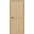 Дверь межкомнатная Браво-0.21.А ПЭТ Real Oak, black silk, глухая, без стекла, кромка алюминиевая черная матовая, каркасно-щитовая