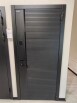 Дверь входная Лайнер-3 Total Black/Nordic Oak, 2 замка, с ночной задвижкой