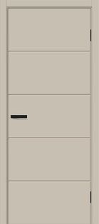 Дверь межкомнатная Граффити-1.Д Винил Cream Pro, глухая, каркасно-щитовая