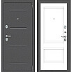 Дверь входная Porta R-2 104/K42 Антик серебро/Snow Veralinga, 2 замка, с ночной задвижкой