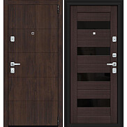 Дверь входная Porta M-3 4.П23\4 Almon/Wenge Veralinga, 2 замка, с ночной задвижкой