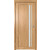 Дверь межкомнатная Future-608 ПВХ Дуб Винчестер светлый, без декора, остекленная, сатинат белый, без кромки, царговая