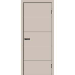 Дверь межкомнатная Граффити-1 Эмаль Creamy, без декора, глухая, без стекла, каркасно-щитовая