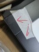 Дверь входная Optim Z-2 Муар черный/Белый, с зеркалом, 2 замка, с ночной задвижкой