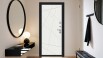 ДC Bravo R-2 Граффити-5 (115/Г5) Super White/Букле черное 205*86 Правая уценка