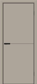 Дверь межкомнатная Браво-0.А ПЭТ Clay Silk, clay silk, глухая, без стекла, каркасно-щитовая