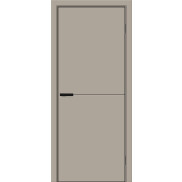Дверь межкомнатная Браво-0.А ПЭТ Clay Silk, clay silk, глухая, без стекла, каркасно-щитовая