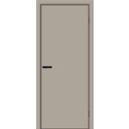 Дверь межкомнатная Браво-0.А ПЭТ Clay Silk, clay silk, глухая, без стекла, каркасно-щитовая