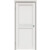 Дверь межкомнатная Concept-601 ПВХ Белоснежно матовый, без декора, остекленная, сатинат белый, царговая
