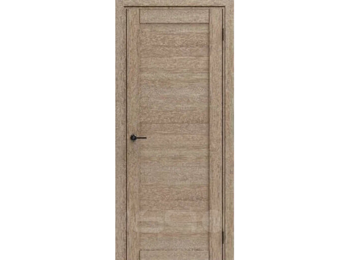 Дверь межкомнатная Порта-60 Экошпон, Light Sonoma, остекленная, царговая