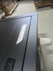 Дверь входная Optim Z-2 Муар черный/Белый, с зеркалом, 2 замка, с ночной задвижкой
