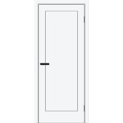 Дверь межкомнатная Браво-0.30Р.П ПЭТ White Silk, глухая, без стекла, каркасно-щитовая
