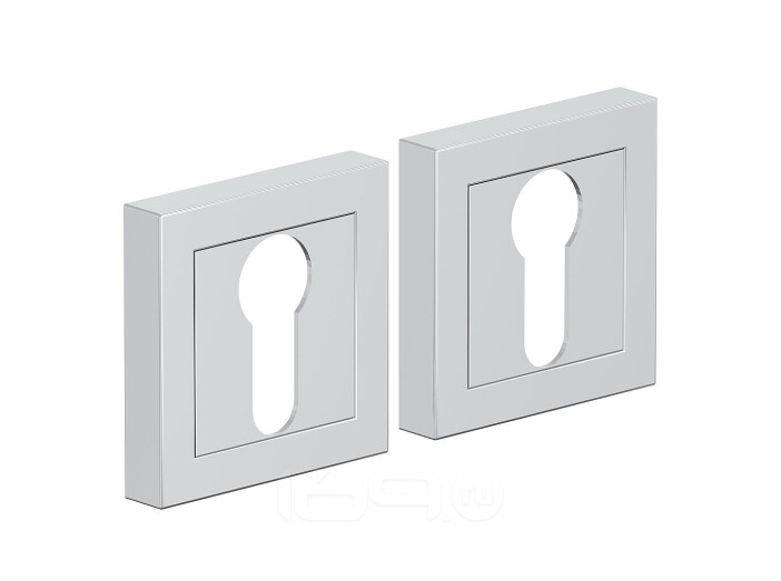 Накладка цилиндровая на квадратной розетке Bravo AS-1CL Chrome