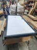 Дверь входная Кьюб (RBE) Total Black/Super White, 2 замка, с ночной задвижкой