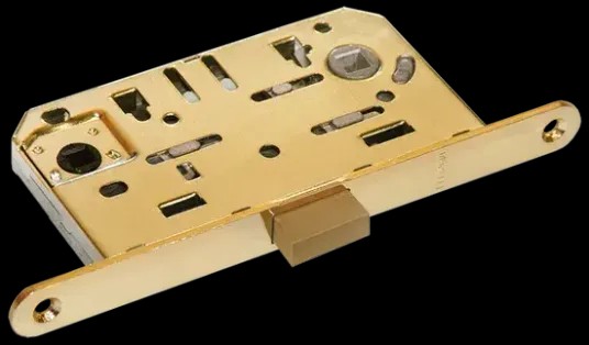 Защелка магнитная сантехническая M1895 PG с ответной планкой, золото