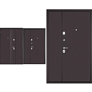 Дверь входная Мега Масс MM R-5 Шоколад букле/Шоколад букле, 2 замка, с ночной задвижкой