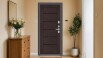 Дверь входная Porta T2 104/П22 с терморазрывом Антик Серебро/Wenge Veralinga, 2 замка, с ночной задвижкой