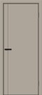 Дверь межкомнатная Браво-0.10.А ПЭТ Clay Silk, clay silk, глухая, без стекла, каркасно-щитовая