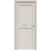 Дверь межкомнатная Concept-601 ПВХ, Лайт грей, остекленная, зеркало, царговая