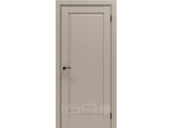 Дверь межкомнатная Порта-1 ПЭТ, Keramik Brown, глухая, царговая