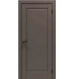 Дверь межкомнатная Порта-1 ПЭТ, Keramik Brown, глухая, царговая