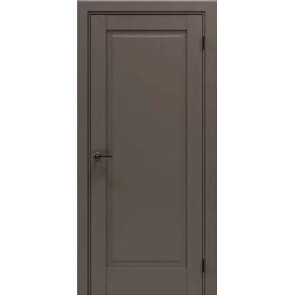 Дверь межкомнатная Порта-1 ПЭТ, Keramik Brown, глухая, царговая