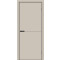 Дверь межкомнатная Браво-0.А ПЭТ Cream Silk, cream silk, глухая, без стекла, каркасно-щитовая