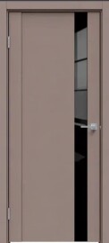 Дверь межкомнатная Бизнес класс-655 ПВХ Стипл мокко, глухая, без стекла, без кромки, царговая