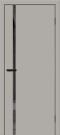 Дверь межкомнатная Браво-0.40 Эмаль, Greyny, глухая, mirox grey, каркасно-щитовая