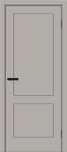 Дверь межкомнатная Браво-0.32Р.П ПЭТ Grey Silk, глухая, без стекла, каркасно-щитовая