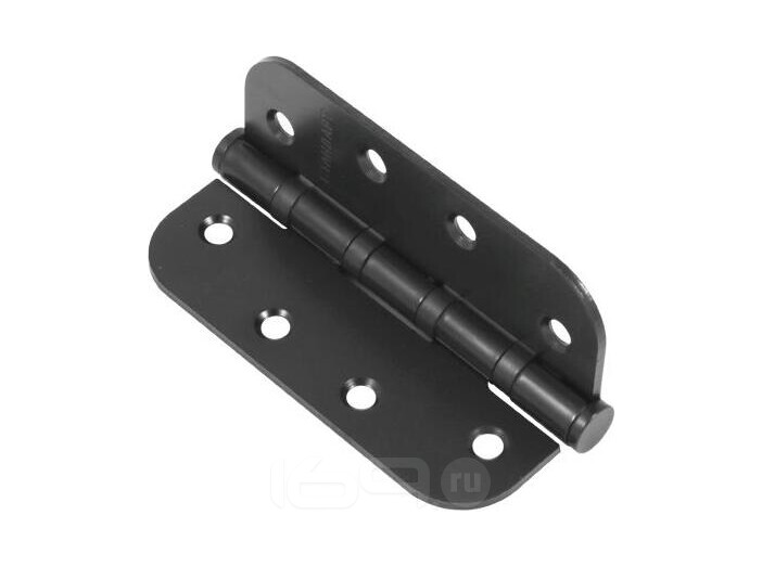 Петля дверная СТАНДАРТ 100х70х2,5 4BB (R14) BL матовый черный 1 шт (100,20)
