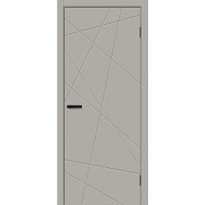 Дверь межкомнатная Граффити-5 Эмаль Greyny, без декора, глухая, без стекла, каркасно-щитовая
