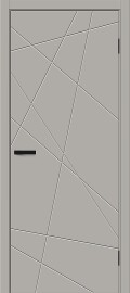 Дверь межкомнатная Граффити-5 Эмаль Greyny, без декора, глухая, без стекла, каркасно-щитовая