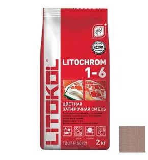 Litochrom 1-6 C.80 коричневый/карамель 2kg Al.bag