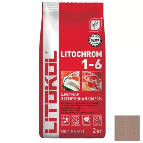 Litochrom 1-6 C.80 коричневый/карамель 2kg Al.bag