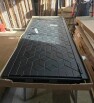 Дверь входная Кьюб (RBE) Total Black/Super White, 2 замка, с ночной задвижкой