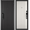 Дверь входная Сити Макс Ай Кью ПП 10SM-161/10SM-161 Чёрный матовый, 10SM-161/Белый матовый, 10SM-161, 2 замка